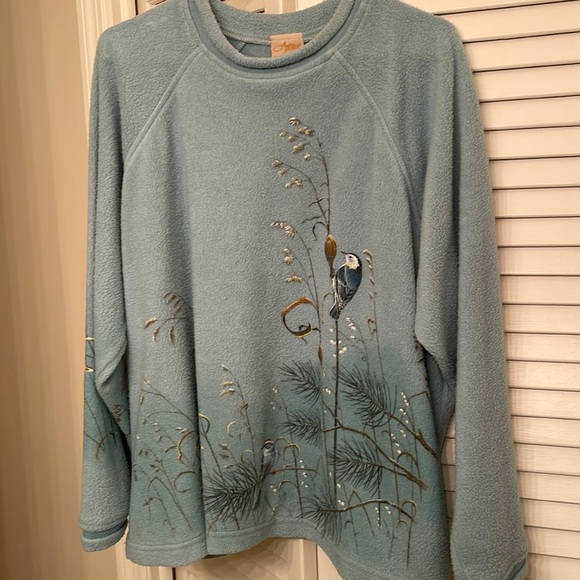 Artisan Tops - Cute and cozy long sleeve Sherpa type top